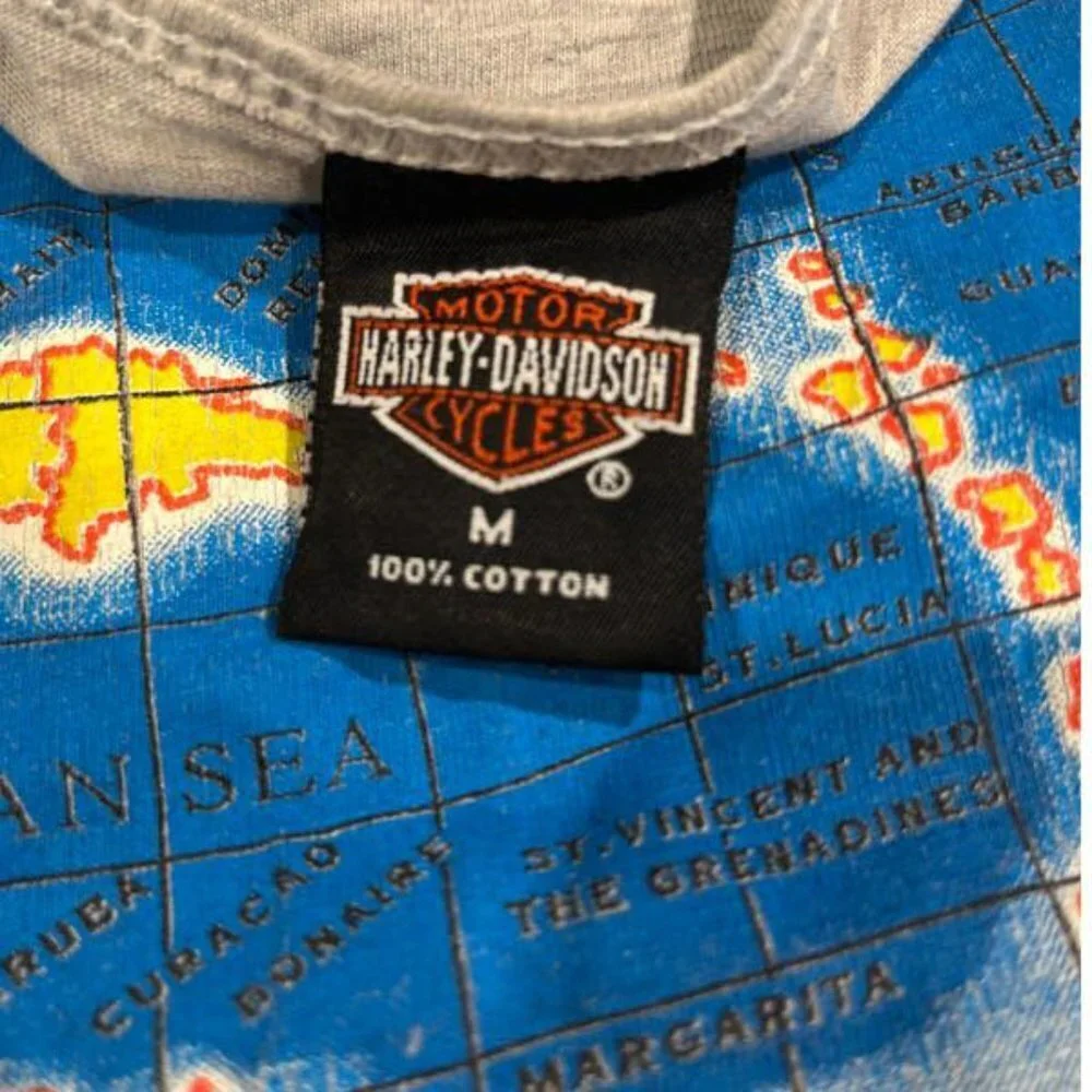 HARLEY DAVIDSON CARRIBEAN ST. MARTEN SUPER BIKES TANK TOP - Picture 6 of 7